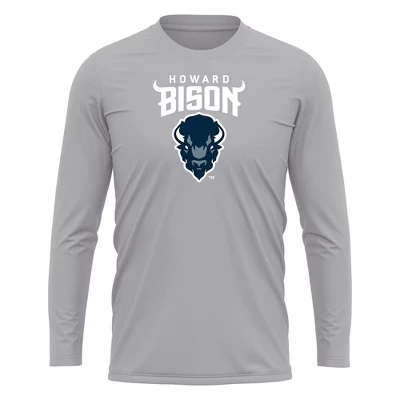 Мужской лонгслив NCAA Howard University, меланж
