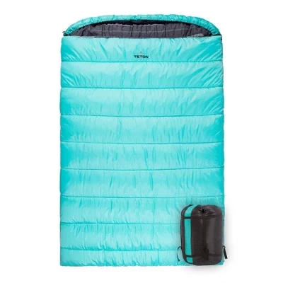 Спальный мешок Teton Sports двухместный, бирюзовый
