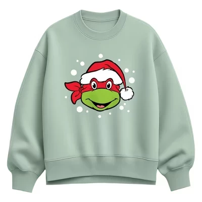 Женская толстовка Wreath Burst Oversize из флиса Crew Sweatshirt seafoam