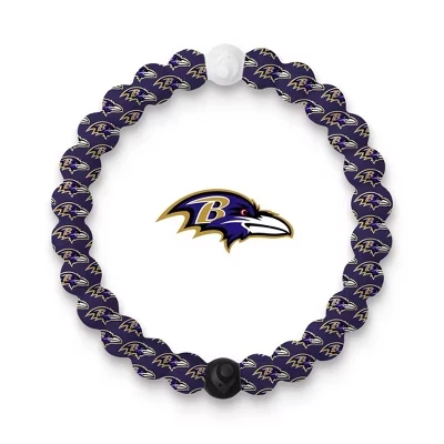 Браслет с логотипом NFL Baltimore Ravens фиолетовый