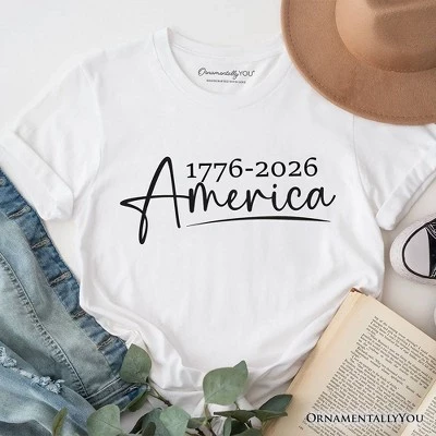 Женская футболка OrnamentallyYou 250 лет США, белая