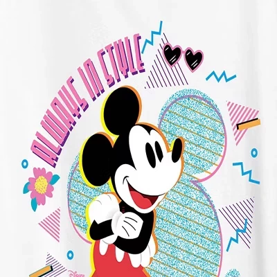 Женская футболка Disney Always In Style с принтом, белая
