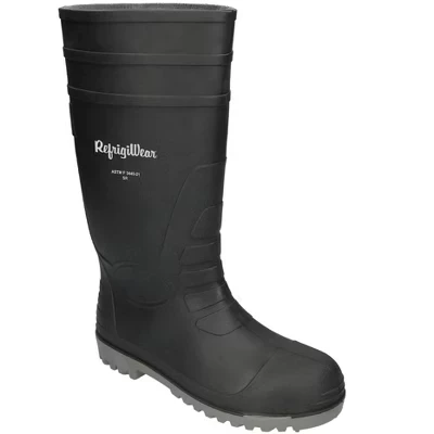 Мужские ботинки RefrigiWear EnduraMax Processing Boot - Водонепроницаемые, устойчивые к скольжению и долговечные для промышленного использования, черного цвета