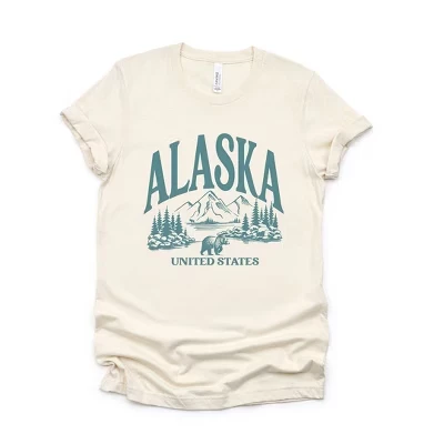 Женская футболка Simply Sage Market Alaska с принтом, кремовая