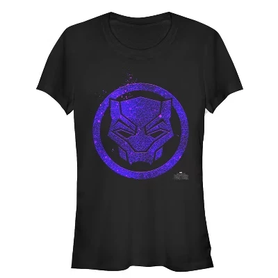 Женская футболка Black Panther «Огненная маска», черная