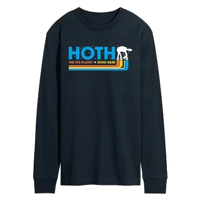 Men's -  - Hoth Horizontal Chest Hit Long Sleeve Graphic T-Shirt blue