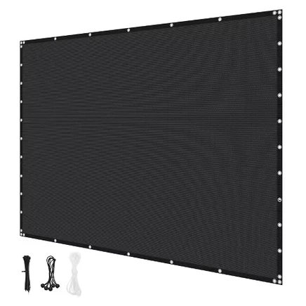 Солнцезащитный тент Vevor 3,05×3,66 м, черный