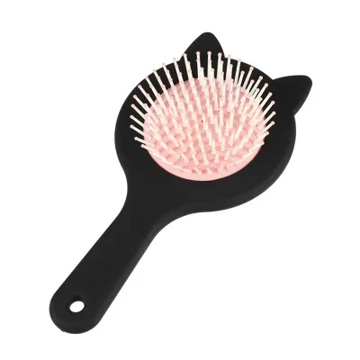 Расческа Unique Bargains Cat's Ears с воздушной подушкой, черная