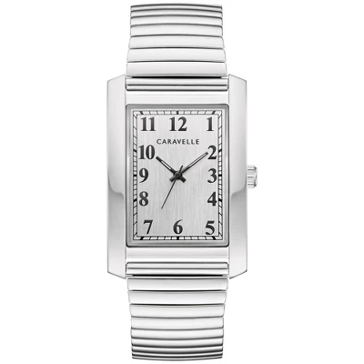Мужские часы Caravelle by Bulova кварцевые, серебристые