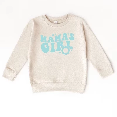 Толстовка для малышей с цветочным рисунком Mama's Girl натуральная