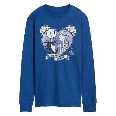 Мужская футболка с длинным рукавом Jack Sally Heart Rose с графическим рисунком