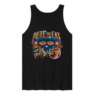 Мужская майка Pete the Cat Collage Graphic, черная