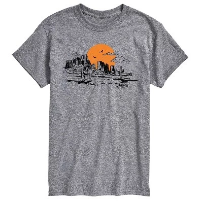 Мужская футболка с коротким рукавом West Scene с графическим рисунком athletic heather
