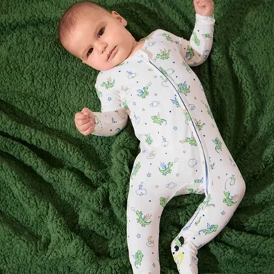 Бамбуковый трансформер Baby Dragon с откидным верхом белого цвета