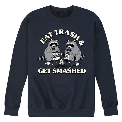 Мужской свитшот Instant Message Eat Trash, синий