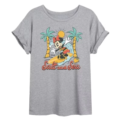 Женская футболка с объемным рисунком Minnie Salt And Sea
