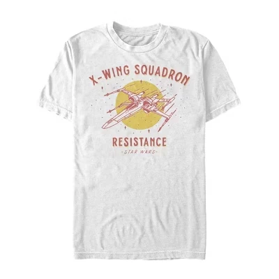 Мужская футболка The Rise of Skywalker X-Wing Squadron, белая