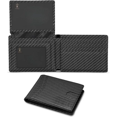 Мужское портмоне Leven Sixteen Slim RFID, черное