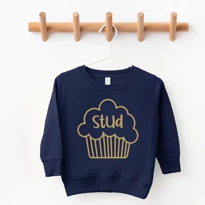 Детский свитшот The Juniper Shop Stud Muffin, синий