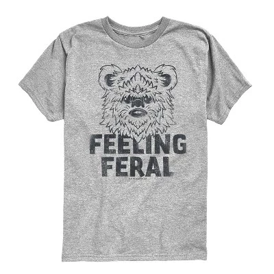Футболка с коротким рукавом Feeling Feral Ewok с графическим рисунком athletic heather