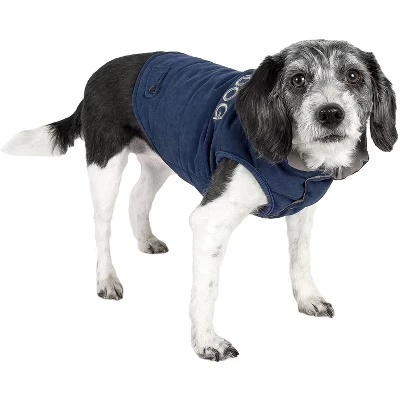 Утепленная куртка для собак Touchdog Waggin Swag, синяя