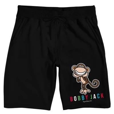 Мужские пижамные шорты Bobby Jack Monkey Logo, чёрные