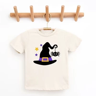 Детская футболка The Juniper Shop Witch And Spider, кремовая