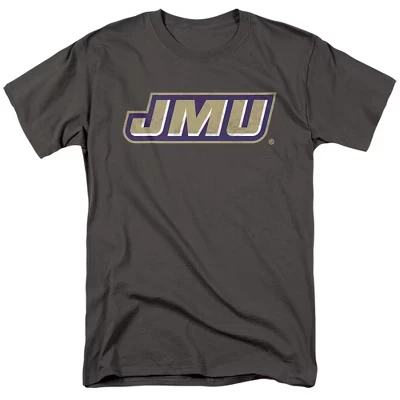 Мужская футболка James Madison University JMU Official Distressed Primary от Университета Джеймса Мэдисона.