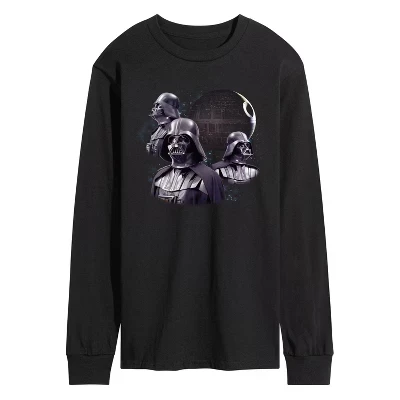 Мужской лонгслив Star Wars Darth Vader, черный