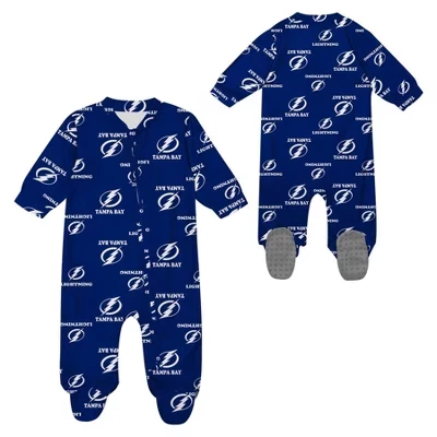 Спальное боди для маленьких мальчиков Tampa Bay Lightning разноцветное