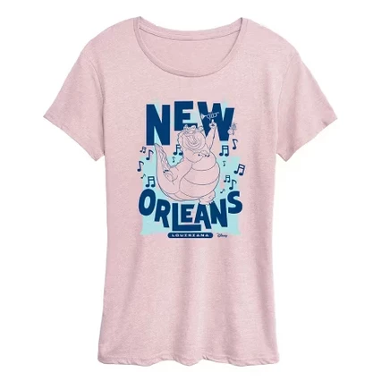 Женская футболка Disney New Orleans Louis, розовая