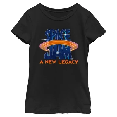 Детская футболка Space Jam Classic Logo, черная