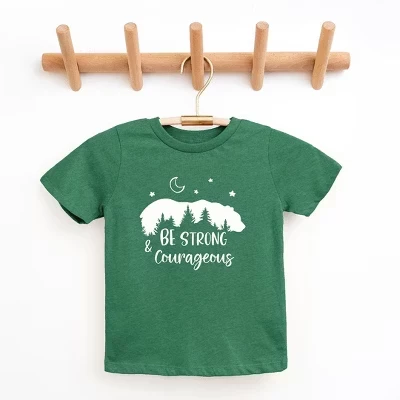 Детская футболка The Juniper Shop Bear Trees, зеленая