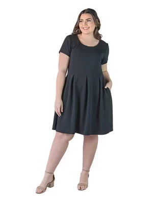 Женское платье 24seven Comfort, миди, черное
