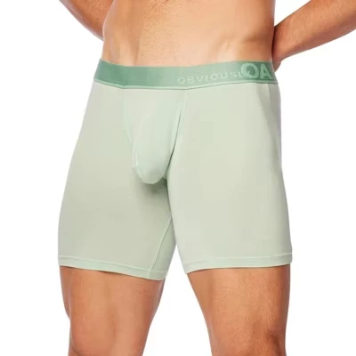 Очевидно, что мужские боксеры PrimeMan Boxer Brief длиной 6 дюймов мятного цвета