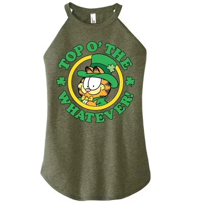 Женский топ Garfield Top O The Whatever, зеленый