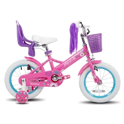 Детский велосипед JOYSTAR Little Daisy Cute Baby для девочек и мальчиков в возрасте от 2 до 7 лет, Розовый/Белый/Синий/Фиолетовый фиолетовый