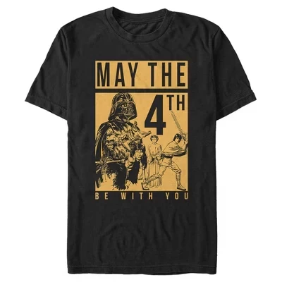 Мужская футболка May the Fourth Two Tone Box черного цвета