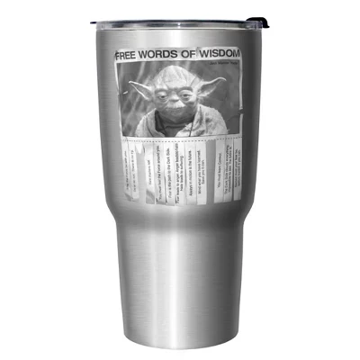 Термостакан Star Wars Yoda с крышкой, стальной
