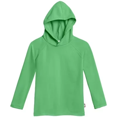 Футболка Swim UPF 50+ с капюшоном и длинными рукавами Rashguard для мальчиков и девочек - Сделано в США