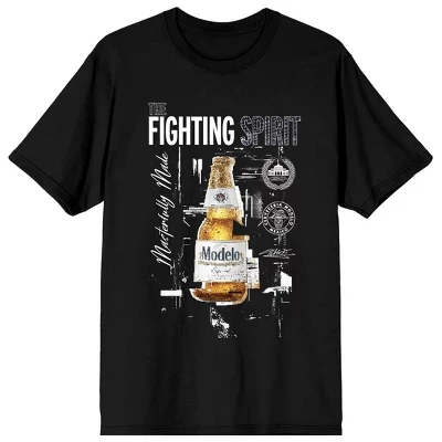 Fighting Spirit Street Composed Art Women's Black Crew Neck Short Sleeve T-shirt black