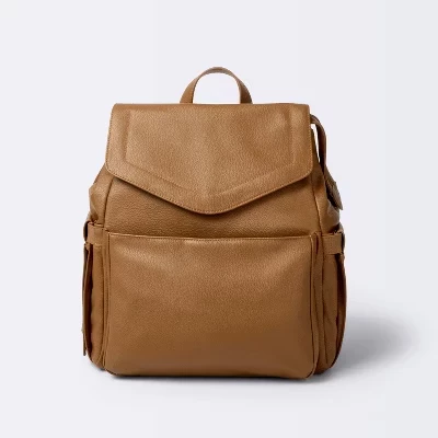 Рюкзак для подгузников с откидным верхом - ™ cognac