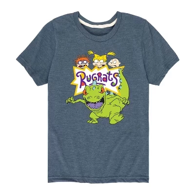 Футболка для мальчиков Rugrats «Рык», синяя
