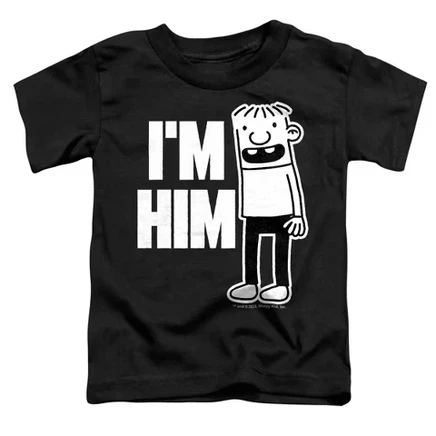 Футболка для мальчиков Diary of a Wimpy Kid Rowley I'm Him, черная