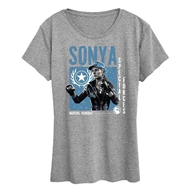 Женская футболка Sonya с коротким рукавом и рисунком