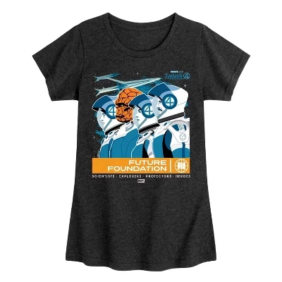 Retro Poster Fitted Short Sleeve Graphic T-Shirt black