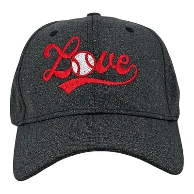 Love Baseball Script Hat Милая кепка любителя летних видов спорта - Сумасшедшая собачья шапка для фаната бейсбола