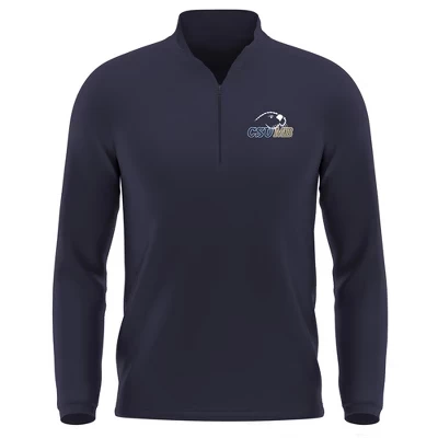 Мужской пуловер California State University Monterey Bay Active Sport на молнии 1/4 с логотипом на левой стороне груди