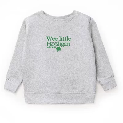 Молодежная толстовка с вышивкой SmileyWorld Wee Little Hooligan - серый