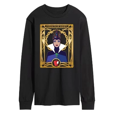 Мужской лонгслив Snow White Mirror Mirror Witch, черный